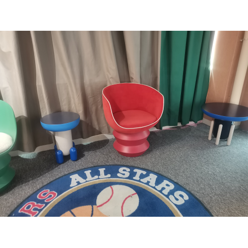 Fashionable Fibreglass Dolls by Raw Edges chair